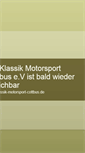 Mobile Screenshot of klassik-motorsport-cottbus.de